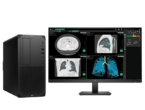 惠普HP Z2 Tower G9 医用阅片电脑工作站（英特尔酷睿 i5-13500，14核丨16GB DDR5-4800 内存丨512GB 固态+2TB 机械硬盘丨NVIDIA T400 4GB 显卡丨27寸显示器）