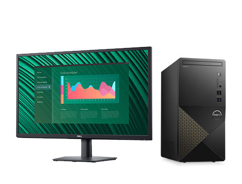 戴尔 Vostro 3020T 台式机（英特尔酷睿 i7-13700，16核丨32GB DDR4 内存丨512GB M.2 固态+1TB SATA 硬盘丨NVIDIA RTX 3050 显卡丨27寸显示器丨三年保修）