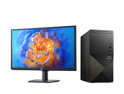 戴尔/Dell 成就Vostro 3030 电脑（英特尔酷睿 i7 14700，20核丨16GB DDR5 内存丨512GB M.2 固态+1TB 3.5寸 SATA 硬盘丨T100 4GB 显卡丨23.8寸显示器）