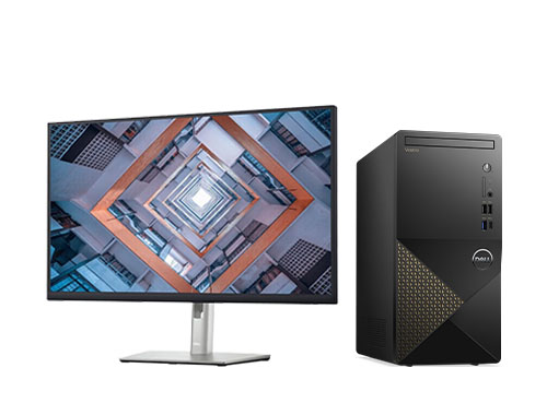 戴尔/DELL 成就Vostro 3030 主机（英特尔酷睿 i7-14700，20核丨32GB DDR5 5600MT/s 内存丨512GB 固态+1TB 机械硬盘丨NVIDIA RTX 4060 显卡丨27寸显示器）