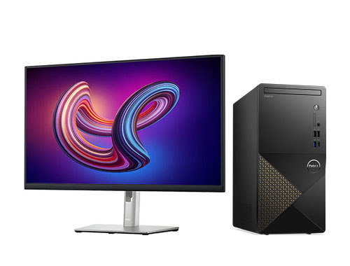 戴尔（Dell）台式机Vostro 3030（英特尔酷睿i7-14700，20核，2.10GHz丨64GB DDR5 内存丨1TB 固态+2TB SATA 机械硬盘丨NVIDIA RTX 4060 显卡丨34寸显示器）