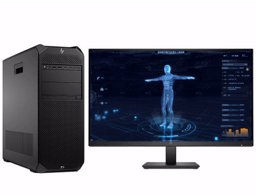 惠普（HP）Z6 G5 医学影像工作站（英特尔至强 W5-3423，12核处理器丨32GB DDR5 ECC 内存丨512GB 固态+2TB 7.2K 机械硬盘丨NVIDIA T1000，4GB 显卡丨惠普27寸显示器）