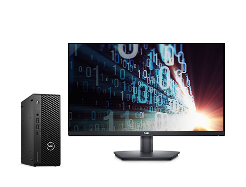 戴尔（DELL）Precision T3280 超小机箱工作站（英特尔酷睿 i7-14700, 20核丨32GB DDR5 非-ECC内存丨1TB NVMe 固态硬盘丨NVIDIA T400 4GB 显卡丨27"显示器）