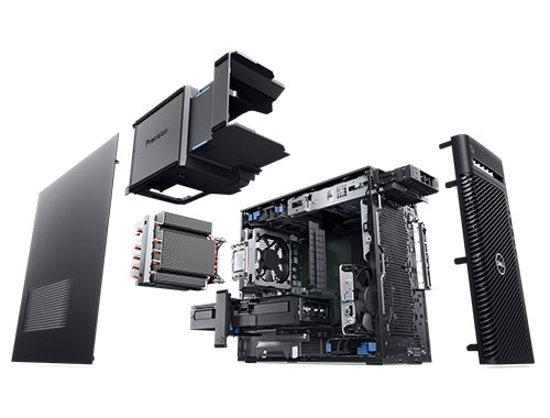 Dell Precision T3680 塔式工作站（英特尔酷睿 i5-14600, 14核丨64GB DDR5 非-ECC内存丨1TB NVMe 固态+2TB 机械硬盘丨GeForce RTX 4060，8GB 显卡）