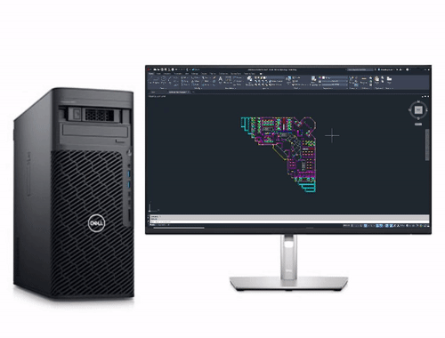 戴尔Precision T5860 塔式图形设计工作站（英特尔至强 W3-2425，6核，15M缓存丨64GB，DDR5，ECC 内存丨1TB 固态+4TB 机械硬盘丨RTX A2000, 12GB 显卡丨27寸显示器）