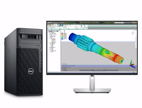 戴尔Precision T5860 三维建模仿真工作站（英特尔至强 W7-2475X，20核丨128GB，DDR5，ECC 内存丨960GB 固态+4TB 机械硬盘丨RTX A4000, 16GB 显卡丨27寸显示器）