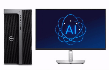 戴尔Precision T7960 深度学习工作站（英特尔至强 W9-3475X，36核丨512GB，DDR5 内存丨5块*4TB M.2 固态硬盘丨双 GeForce RTX 4090, 24GB 显卡丨27寸显示器）