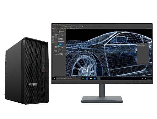 联想ThinkStation P2 塔式工作站（英特尔酷睿 i7-12700，12核丨64GB DDR5 内存丨1TB M.2 固态+2TB 机械硬盘丨RTX A2000, 12GB 显卡丨联想27寸显示器丨三年保修）