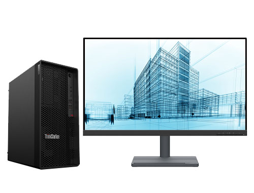 联想ThinkStation P2 三维建筑设计 (AEC)工作站（英特尔酷睿 i7-14700K，20核丨64GB DDR5 内存丨1TB 固态+8TB 机械硬盘丨RTX A2000, 12GB 显卡丨27寸显示器）