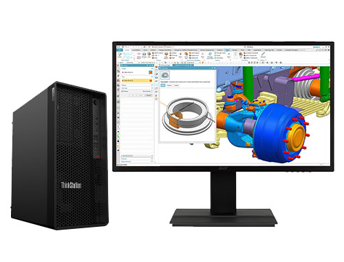 联想ThinkStation P2 实时 GPU 加速渲染工作站（英特尔酷睿 i9-14900，24核丨128GB DDR5 内存丨1TB 固态+4TB 机械硬盘丨RTX 4000 Ada，20GB 显卡丨27寸显示器）