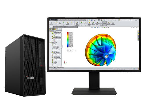 联想ThinkStation P2 实时 GPU 加速渲染工作站（英特尔酷睿 i9-14900，24核丨128GB DDR5 内存丨1TB 固态+4TB 机械硬盘丨RTX 4000 Ada，20GB 显卡丨27寸显示器）