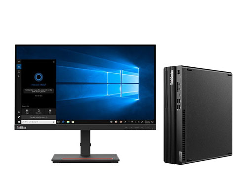 联想ThinkCentre M760s 主流办公主机（英特尔酷睿i5-14500，14核，20线程丨16GB DDR5 内存丨512GB M.2 固态+1TB 3.5寸 SATA 硬盘丨Win 11丨23.8寸 显示器）