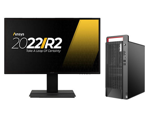 联想ThinkCentre M760t 办公台式（英特尔酷睿i7-14700，20核丨64GB DDR5 内存丨1TB PCle 固态+2TB 3.5寸 SATA 硬盘丨RTX 4060 8GB 显卡丨27寸显示器）