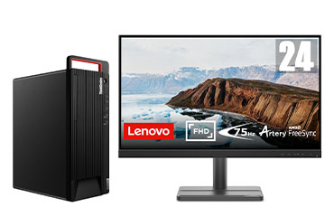 联想ThinkCentre M960t 台式电脑（英特尔酷睿i7-14700，20核丨16GB DDR5 内存丨512GB PCle 固态+1TB 3.5寸 SATA 硬盘丨GTX1650S-4G显卡丨23.8寸显示器）