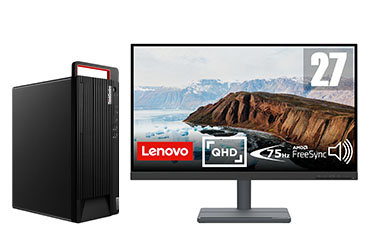 Lenovo ThinkCentre M960t 电脑（英特尔酷睿i9-14900，24核丨64GB DDR5 内存丨1TB M.2 固态+2TB 3.5寸 SATA 硬盘丨RTXA4000-16G 显卡丨27寸显示器）