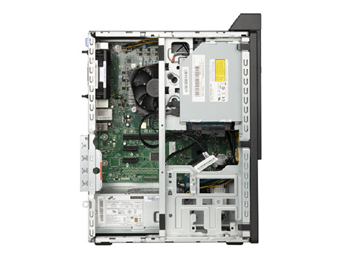 联想/Lenovo 启天M450 电脑主机（英特尔酷睿i3-12300，4核丨8GB DDR4 内存丨256GB M.2 固态+1TB 7200rpm SATA 硬盘 丨13.6L 碳素黑机身丨Win 11丨3年保修）