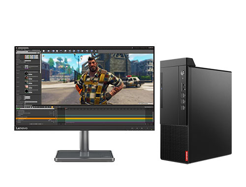 联想（Lenovo）启天M455商用办公台式机（英特尔酷睿 i5-12500，6核丨8GB DDR4 内存丨512GB M.2 固态+1TB SATA 7200rpm 硬盘丨集成显卡丨Win 11丨23.8寸显示器）