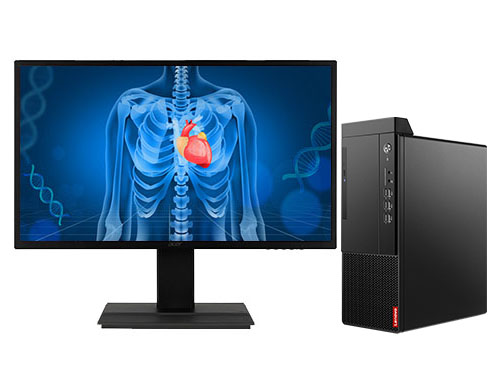 联想启天M455商用办公台式机电脑（英特尔酷睿 i7-12700，12核，25MB缓存丨8GB DDR4 内存丨1TB PCle NVMe 固态丨集成显卡丨高能效ES电源丨Windows 11 家庭版丨27寸显示器）