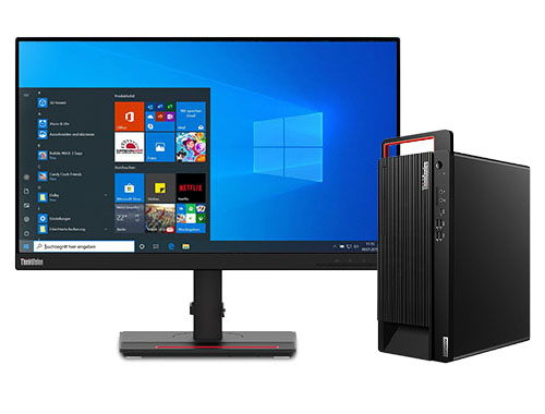 联想ThinkCentre M950T 商用电脑（英特尔酷睿 i7-13700，16核丨32GB DDR4 内存丨512GB M.2 固态+2TB 3.5寸 SATA 硬盘丨T1000 4GB 显卡丨 31.5寸显示器）
