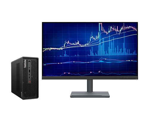 联想（Lenovo）P3 Ultra 小机箱工作站（英特尔酷睿 i7-13700K，3.4GHz，16核丨128GB DDR5 内存丨2TB NVMe 固态硬盘丨NVIDIA T400 4GB 显卡丨联想27寸显示器）