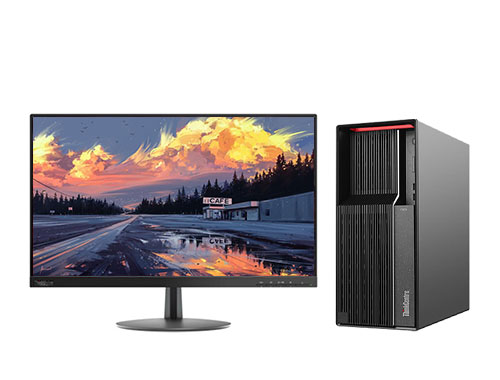 联想ThinkCentre neo P900 商用台式机（英特尔酷睿 i7-13700KF，16核丨16GB DDR5 内存丨512GB M.2 固态丨RTX4070 Ti 显卡丨23.8英寸FHD高清显示器）