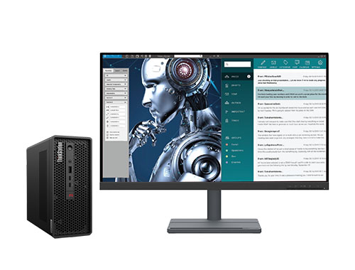 联想P3 Ultra SFF 小机箱工作站（英特尔酷睿 i9-14900K，24核丨128GB DDR5 内存丨4TB M.2 固态硬盘丨RTX 4000 SFF Ada，20GB 显卡丨联想27寸显示器）