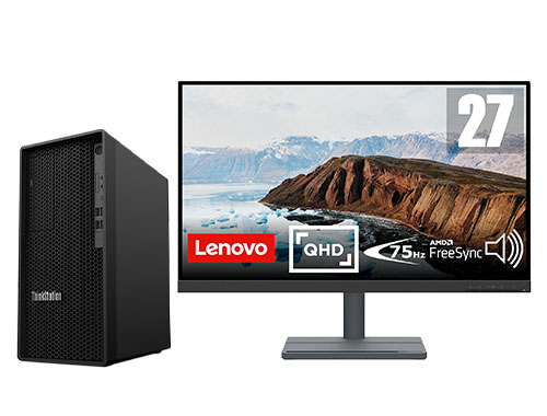 联想ThinkStation P368 塔式工作站（英特尔酷睿 i5-13500，14核丨32GB DDR4 内存丨512GB M.2 固态+2TB 机械硬盘丨RTX 3050，8GB 显卡丨联想27寸显示器）