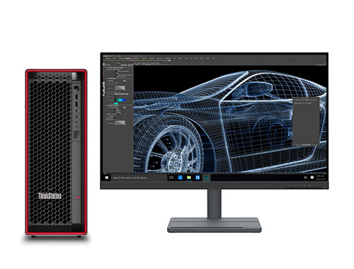 3Dmax电脑配置 联想P5工作站（英特尔至强 W7-2495X，24核丨64GB DDR5-4800 ECC 内存丨1TB M.2 固态+4TB 机械硬盘丨RTX 2000 Ada, 16GB 显卡丨27寸显示器）