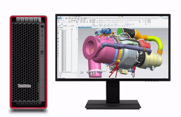 UG建模设计电脑 联想ThinkStation P7 工作站（英特尔至强 W7-3455，24核丨256GB DDR5 内存丨2TB 固态 +8TB 机械硬盘丨RTX A4500，20GB 显卡丨联想27寸显示器）