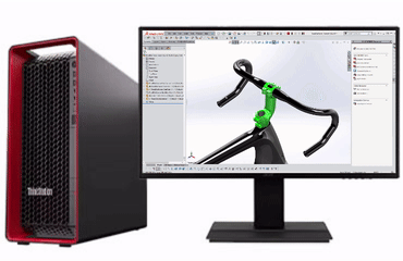 联想ThinkStation P8 工业设计师电脑工作站（AMD 锐龙 7975WX，32核丨128GB DDR5-4800 内存丨2TB M.2 固态+8TB 机械硬盘丨RTX A4000，16GB显卡丨27寸显示器）