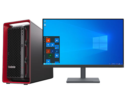 联想 ThinkStation PX 塔式工作站（2颗*英特尔至强银牌 4410T，10核丨64GB DDR5 ECC 内存丨1TB M.2 固态+4TB 机械硬盘丨NVIDIA T1000，8GB 显卡丨27寸显示器）