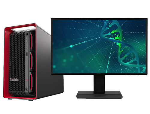 联想ThinkStation PX 生物信息分析平台工作站（英特尔至强银牌 4410Y，12核丨64GB DDR5 ECC 内存丨1TB M.2 固态+2TB 机械硬盘丨RTX 3050，8GB 显卡丨27寸显示器）