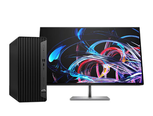 HP ProDesk 480 G9 办公台式电脑（英特尔酷睿 i7-14700，20核丨32GB DDR5 内存丨512GB PCle 固态+2TB 7200rpm SATA 硬盘丨T400 独显丨31.5寸寸显示器）