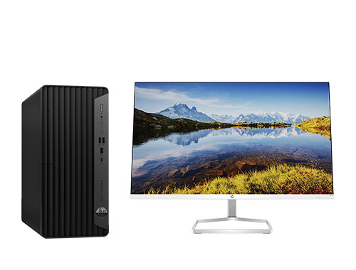 惠普 Pro Tower 480 G9 大机箱电脑（英特尔酷睿 i5-14500，14核丨32GB DDR5 内存丨512GB M.2 固态+2TB 3.5寸 SATA 硬盘丨T400-4GB 独显丨23.8寸显示器）