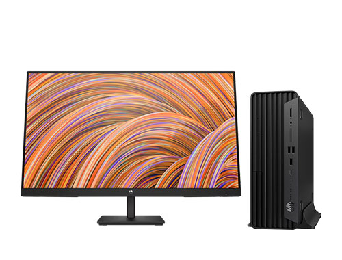 商用办公台式机 ProDesk SFF 400 G9 标配（英特尔酷睿 i5-13500 ，14核丨16GB DDR4 内存丨1TB PCle 固态丨集成显卡丨Windows 11 家庭版丨含键盘鼠标丨27寸显示器）