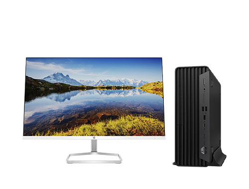 惠普ProDesk SFF 400 G9 办公电脑（英特尔酷睿i5-13500 ，14核，20线程丨32GB DDR4 内存丨512GB M.2 固态+2TB 7200rpm SATA 硬盘丨集成显卡丨23.8寸显示器）