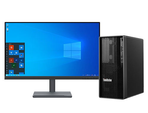 联想ThinkStation K-C3 塔式工作站（英特尔酷睿 i5-14500，14核丨64GB DDR5 内存丨512GB 固态+2TB 机械硬盘丨NVIDIA T400，4GB 显卡丨联想27寸显示器丨三年保修）