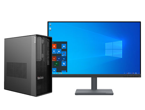 联想ThinkStation P368-C3 台式工作站（英特尔酷睿 i5-14500，14核丨64GB DDR5 内存丨1TB M.2 固态+4TB 机械硬盘丨NVIDIA T400，4GB 显卡丨27寸显示器）