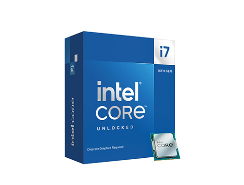 英特尔®酷睿™ i7-14700KF 台式机处理器 (20核、28线程、33MB缓存，睿频最高可达5.6GHz、125W)