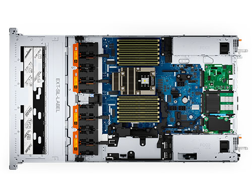 戴尔（DELL）R6615 高性能计算存储服务器（AMD EPYC 9334，2.7GHz，32C/64T丨192GB DDR5 ECC 内存丨4块*24TB 7.2K SAS 热插拔硬盘丨PERC H965i 阵列卡）
