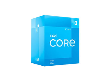 英特尔®酷睿™ i3-12100F 台式机处理器 (4核、8线程、12MB缓存，睿频最高可达4.3GHz、58W)