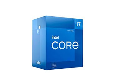 英特尔®酷睿™ i7-12700F 台式机处理器 (12核、20线程、25MB缓存，睿频最高可达4.9GHz、65W)
