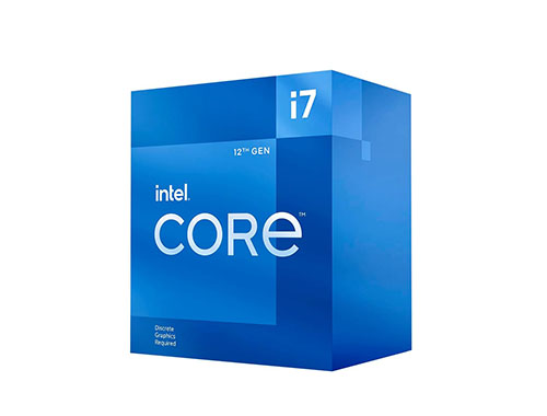 英特尔®酷睿™ i7-12700F 台式机处理器 (12核、20线程、25MB缓存，睿频最高可达4.9GHz、65W)
