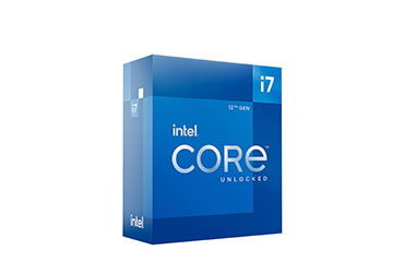 英特尔®酷睿™ i7-12700K 台式机处理器 (12核、20线程、25MB缓存，睿频最高可达5.0GHz、125W)