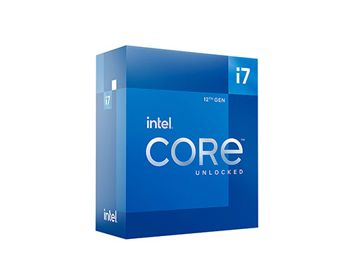 英特尔®酷睿™ i7-12700K 台式机处理器 (12核、20线程、25MB缓存，睿频最高可达5.0GHz、125W)