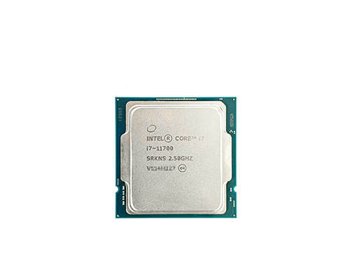英特尔®酷睿™ i7-11700 台式机处理器 (8核、16线程、16MB缓存，睿频最高可达4.9GHz、65W)