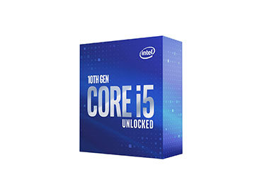 英特尔®酷睿™ i5-10600K 台式机处理器 (6核、12线程、12MB缓存，睿频最高可达4.8GHz、125W)
