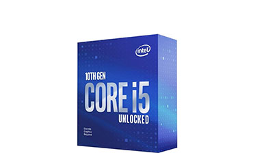 英特尔®酷睿™ i5-10600KF 台式机处理器 (6核、12线程、12MB缓存，睿频最高可达4.8GHz、125W)