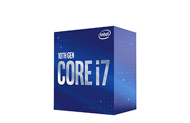英特尔®酷睿™ i7-10700 台式机处理器 (8核、16线程、16MB缓存，睿频最高可达4.8GHz、65W)
