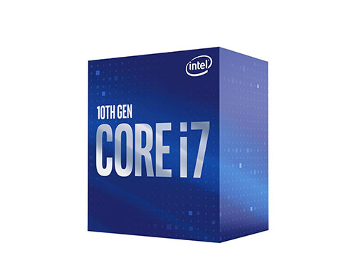 英特尔®酷睿™ i7-10700 台式机处理器 (8核、16线程、16MB缓存，睿频最高可达4.8GHz、65W)